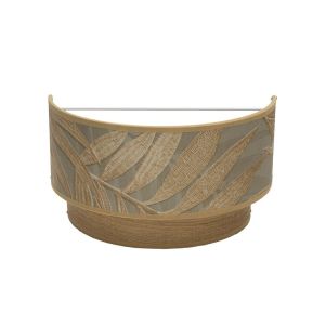 Aplique de pared samoa marron  30cm