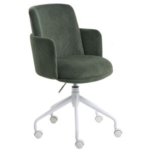 Silla de oficina dryden pana verde oscuro
