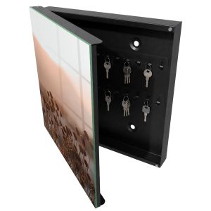 Caja para llaves 30x30x5 paisaje otoñal, apertura izquierda tulup