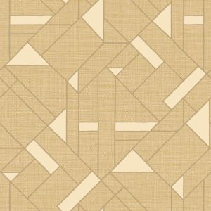 Zambaiti papel pintado motivo gráfico amarillo - 70 cm x 10.05 m - 662182