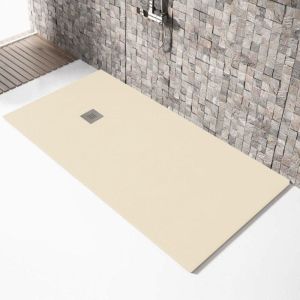 Plato de ducha resina madison crema  80x110cm