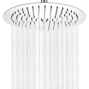 Cabezal de ducha - derw max - redondo - diámetro 30cm - acero inoxidable -