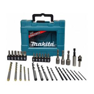 Maletín brocas 34 pzs - madera, metal y hormigón