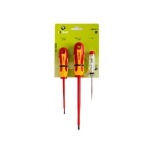 Destornilladores 1000 v + tester, juego de 2