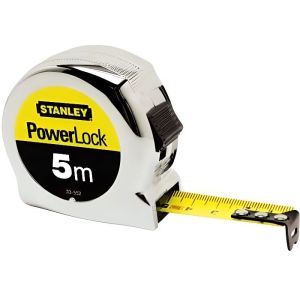 Cinta métrica stanley powerlock 5m/19mm - cinta mylar de alta protección y