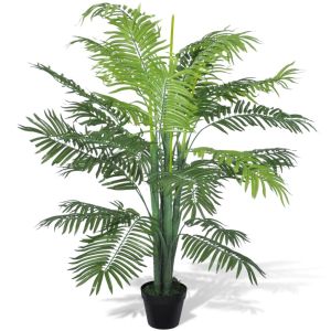 vidaXL palmera artificial phoenix con macetero 130 cm