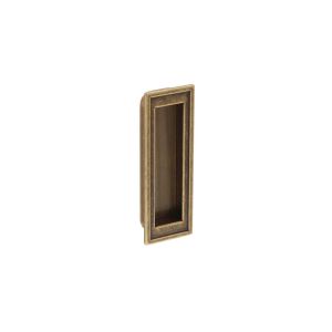 Tirador empotrado en zamac 552 dist entre ejes 96mm antique lote de 25