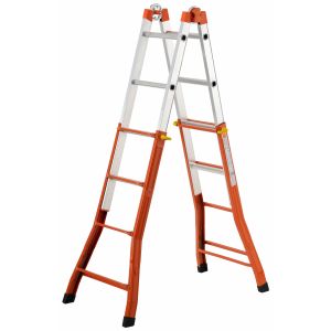 Gierre-am010-escalera telescópica multiposición mixta peppina 100 kg (4+4