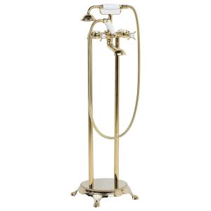 Grifo para bañera independiente hebbe dorado