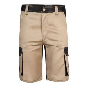 Velilla bermuda bicolor 38 beige arena/negro