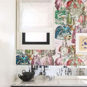 Papel pintado francés marie-antoinette