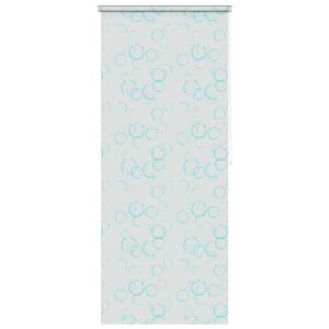 vidaXL persiana enrollable de ducha burbujas 100x240 cm