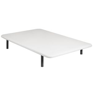 Base tapizada 105x190 indie blanca 26cm + 4 patas y montaje incluido
