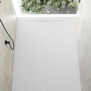 Plato de ducha resina cover blanco  80x190cm