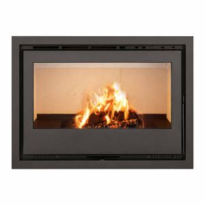 Insertable de leña con turbinas níger 90 para chimenea cassette de 8,6 kw