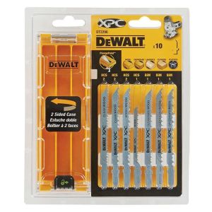 Caja de 10 hojas de sierra de calar xpc - Dewalt - dt2296 - control preciso