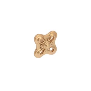 Pomo para muebles en zamac 34 x 25 mm de diam oro milán