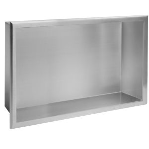 Rea estante de baño brush steel 30x45x10, 10x45x30 cm