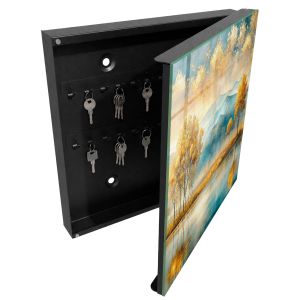 Caja de llaves 30x30x5 armonía otoñal, apertura derecha tulup