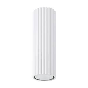 Lámpara de techo karbon 1 blanco aluminio 6.5x20x6.5cm