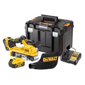 Lijadora de banda xr 18v sin escobillas - Dewalt - con 2 baterías de 18v 5.