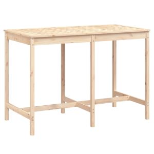vidaXL mesa de jardín madera maciza de pino 159,5x82,5x110 cmcm