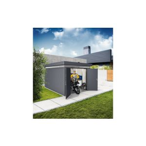 CASETA METALICA BIOHORT JARDIN CASANOVA 3X2 COLOR GRIS OSCURO