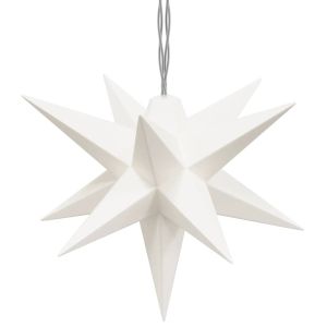 vidaXL lámpara de navidad 10 LEDs blanco 10 cm