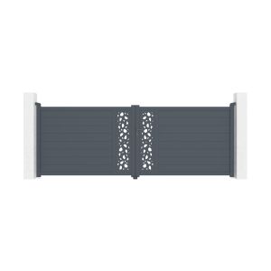 Puerta batiente de aluminio 4m sunny a.140cm