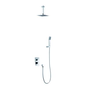 Imex - columna ducha empotrada con grifo cromado serie berlín