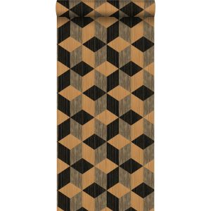 Origin papel pintado xxl fibra vegetal en motivo gráfico 3d 357215