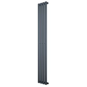 Radiador de columna simple ovalado – 1600 mm x 240 mm – gris antracita