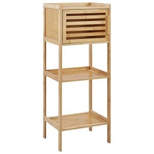 Estantería beckley madera de bambú marrón claro