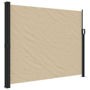 vidaXL toldo lateral retráctil beige 170x300 cm