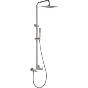 Conjunto bañera monomando toscana níquel cepillado [ imex® ]