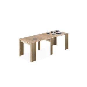 Mesa consola extensible kendra roble canadian