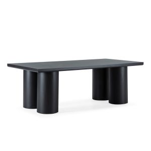 Mesa comedor 220x110x76 madera negro