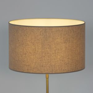 Pantalla tubo 40x40x24 lino natural