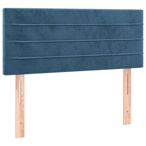 vidaXL cabecero de terciopelo azul 100x5x78/88 cm