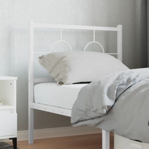 Cabecero de metal blanco 75 cm eso4438