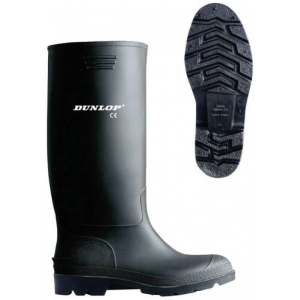 Bota PVC dunlop negra 380pp t-42