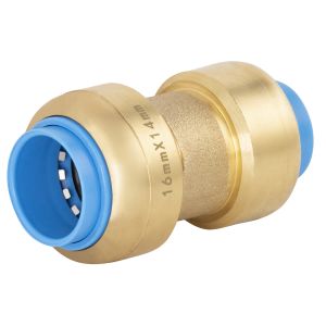 Conector automático universal de unión reducida ø16 - ø14 tout push