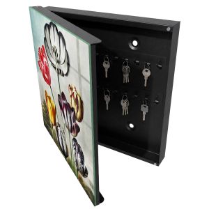 Armario para llaves decorativo 30x30x5, apertura izquierda tulup