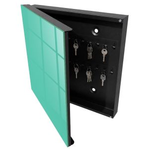 Armario para llaves 30x30x5 menta fuerte, apertura izquierda tulup