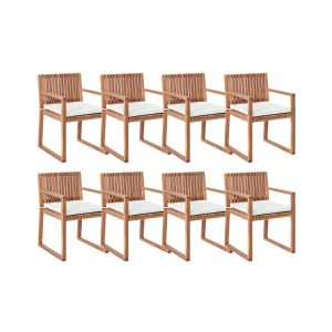 Silla de jardín marrón claro sassari ii premium