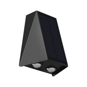 Aplique LED solar con sensor crepuscular taner 3000k