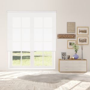 Estor enrollable traslúcido shape blanco 90 x 250cm