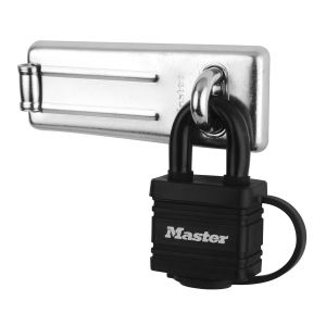Cerradura - master lock - cerrojo + candado - resistente a la intemperie -
