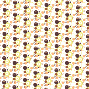 Papel pintado geométrico círculos multicolor 60cm por 250cm
