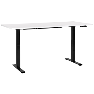 Escritorio de altura regulable eléctrico destines 180 cm 80 cm blanco/negro